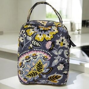 Vera Bradley Lunch Bag Charmont Meadow Floral Quilted Insulated Tote 9"H x 7"W